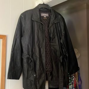 Black leather Wilson jacket